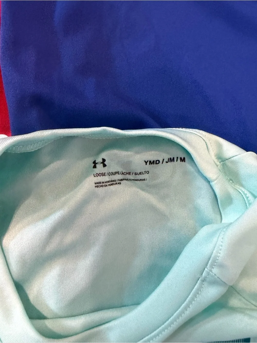 Under Armour Kids Short Sleeve Logo Tees - Red, Blue, Light Aqua